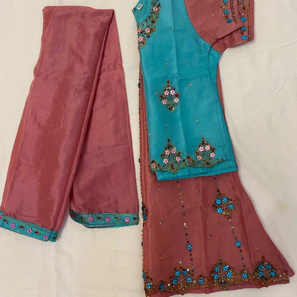 Girls 3 piece lehenga